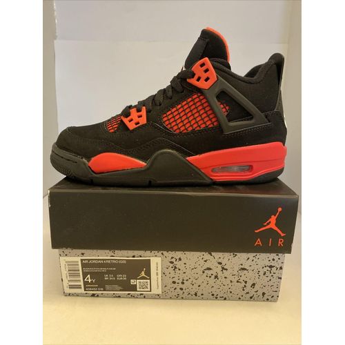 HIGH QUALITY ⚡JORDAN 4 high quality j4 thunder red sneakers original fashion leather men shoes ❤️‍🔥🔥 new arrival colours available in black, white,blue, green, yellow ,red and as pictures ❤️‍🔥