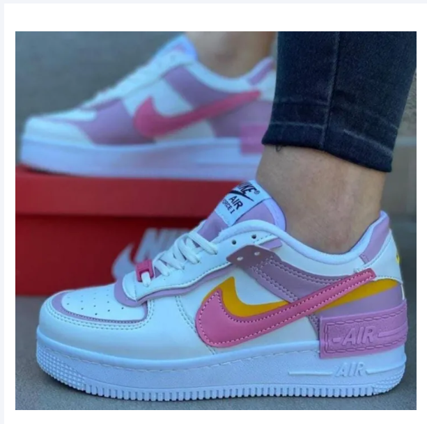 ORIGINAL CLASSIC Airforce 1 GIRLS HIGH CUT quality Air force 1 poisonous ladies shoes ⚡ High quality unisex sneakers⚡ 🔥❤️‍🔥 very cute looking 🥰unisex Airforce 1 shadow women/men original sneakers⚡✨