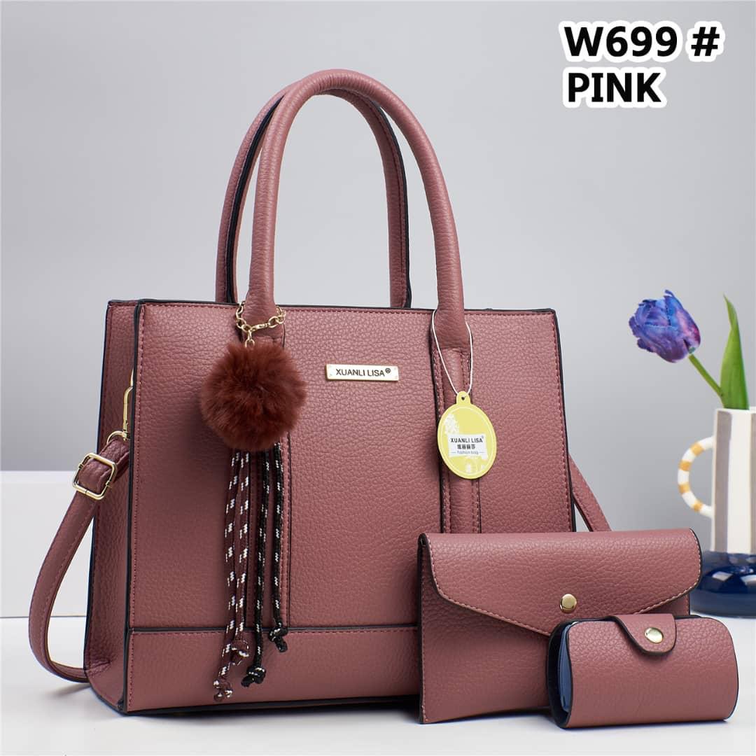 Latest 3 in One,Fashionablea and Classic High quality  women  tote handbags🔥🔥🔥
Very unique 💥