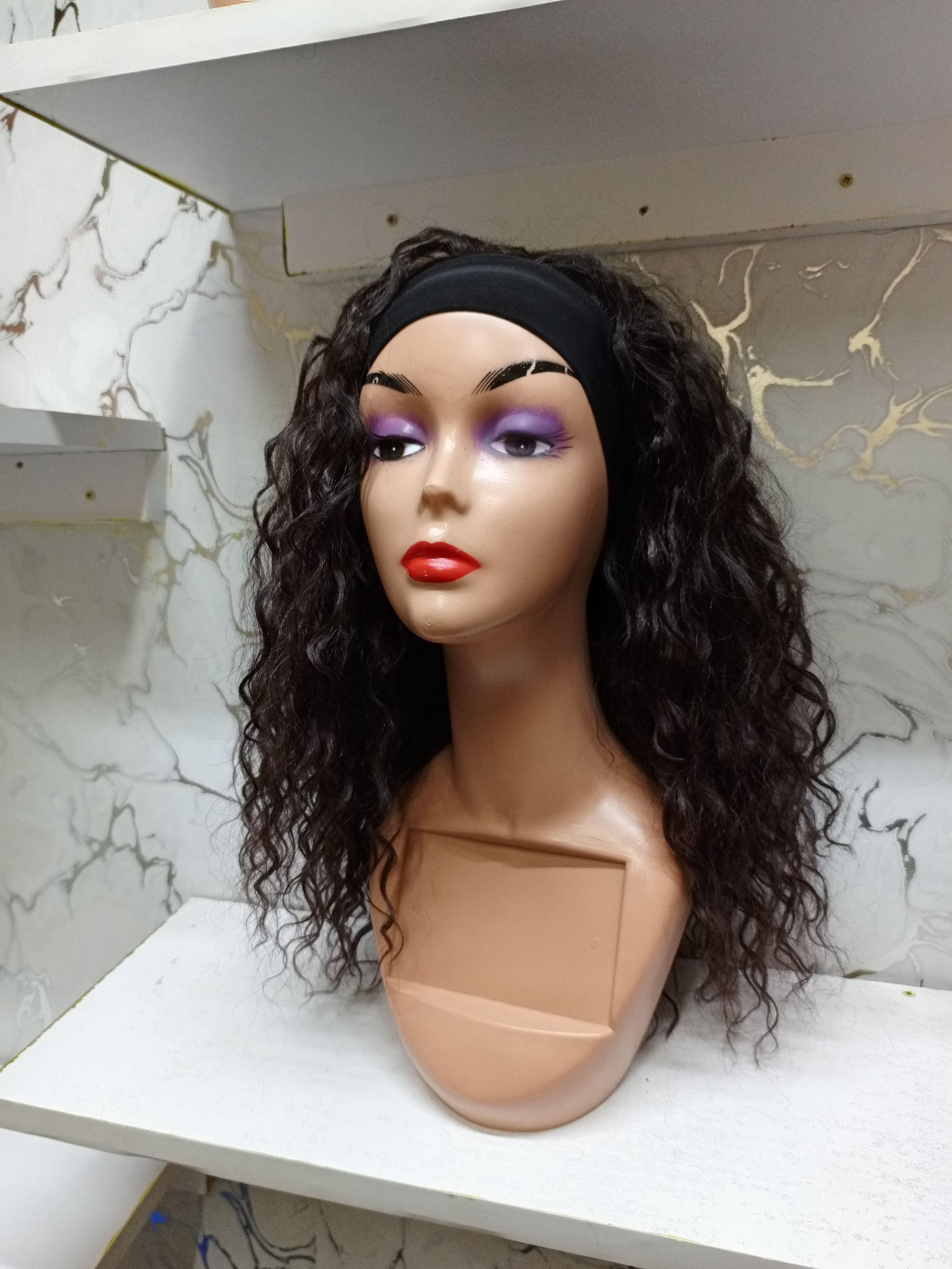 Headband wig