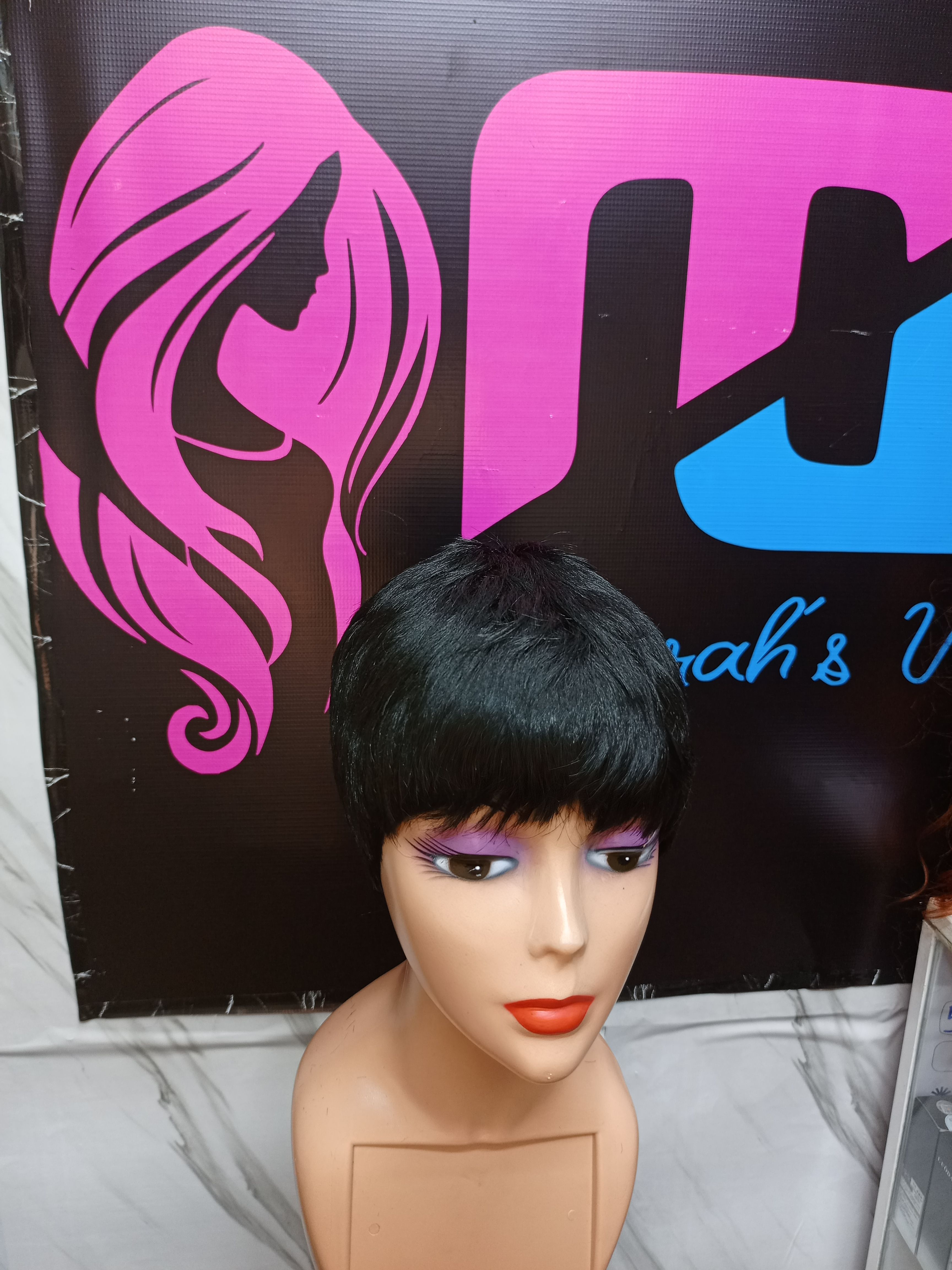 Short pixie wig