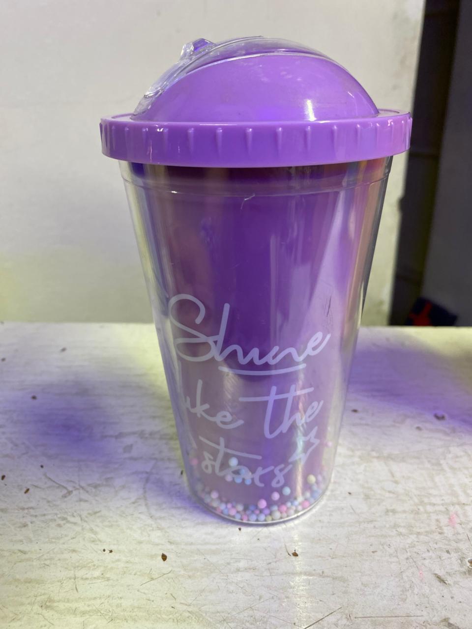 Ice Double Plastic Cool Summer Juice Ice Cool Cup