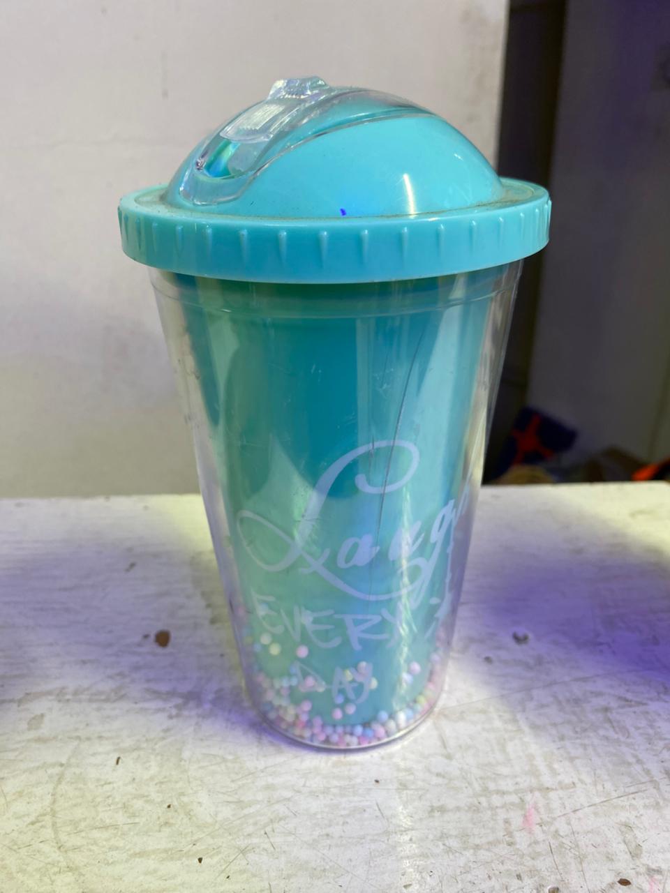 Ice Double Plastic Cool Summer Juice Ice Cool Cup