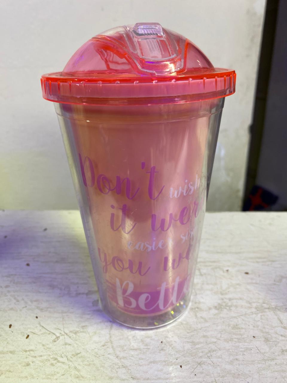 Ice Double Plastic Cool Summer Juice Ice Cool Cup