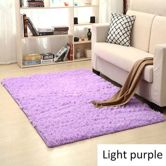 Soft & Comfortable Plain Fluffy Carpet,5X8