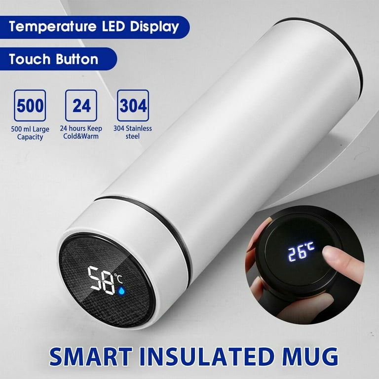 Smart Flask LED Display Smart Thermos Stainless Steel Insulation Touch Intelligent Temperature Display Vacuum Flasks Cup Digital Mug