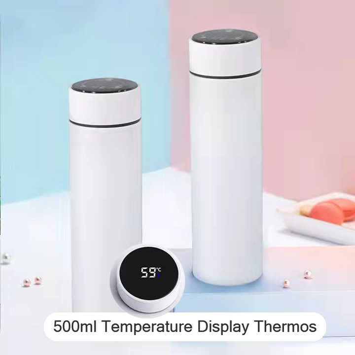 Smart Flask LED Display Smart Thermos Stainless Steel Insulation Touch Intelligent Temperature Display Vacuum Flasks Cup Digital Mug