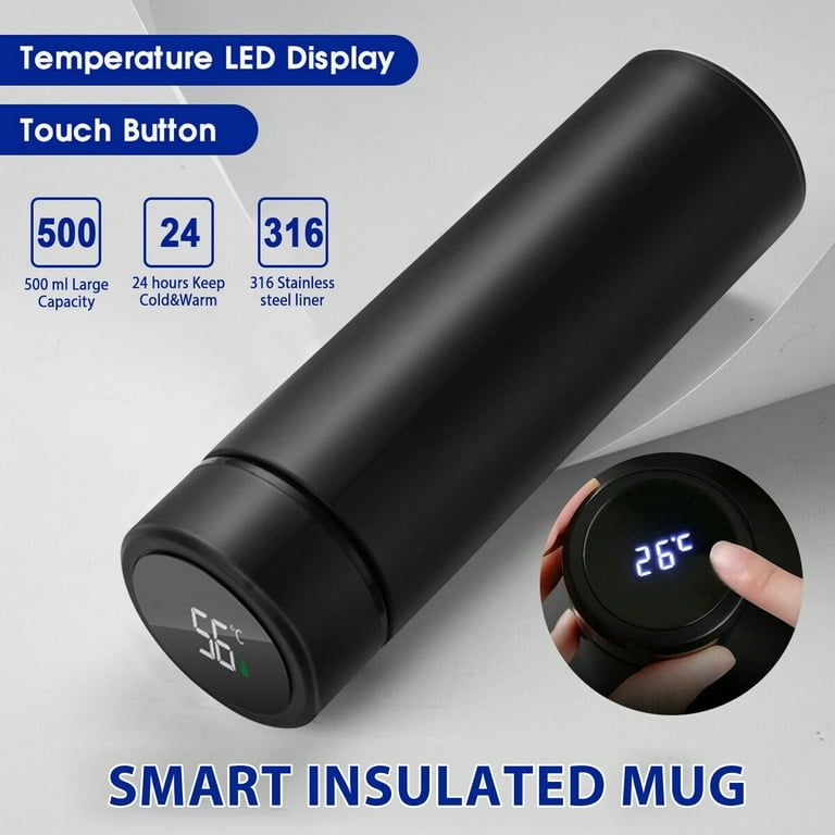 Smart Flask LED Display Smart Thermos Stainless Steel Insulation Touch Intelligent Temperature Display Vacuum Flasks Cup Digital Mug