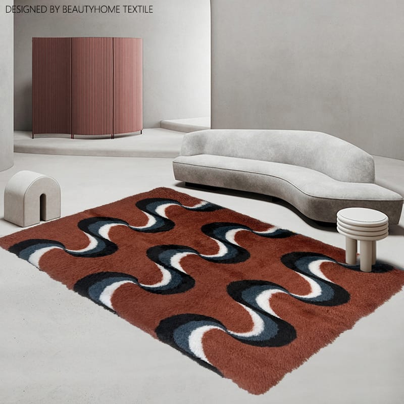 【Promotion sale】Soft Pattern Multicolor Floor Mat Fluffy Bedroom Carpet Coffee Table Sofa Mat Hallway Floor Rugs Doormats