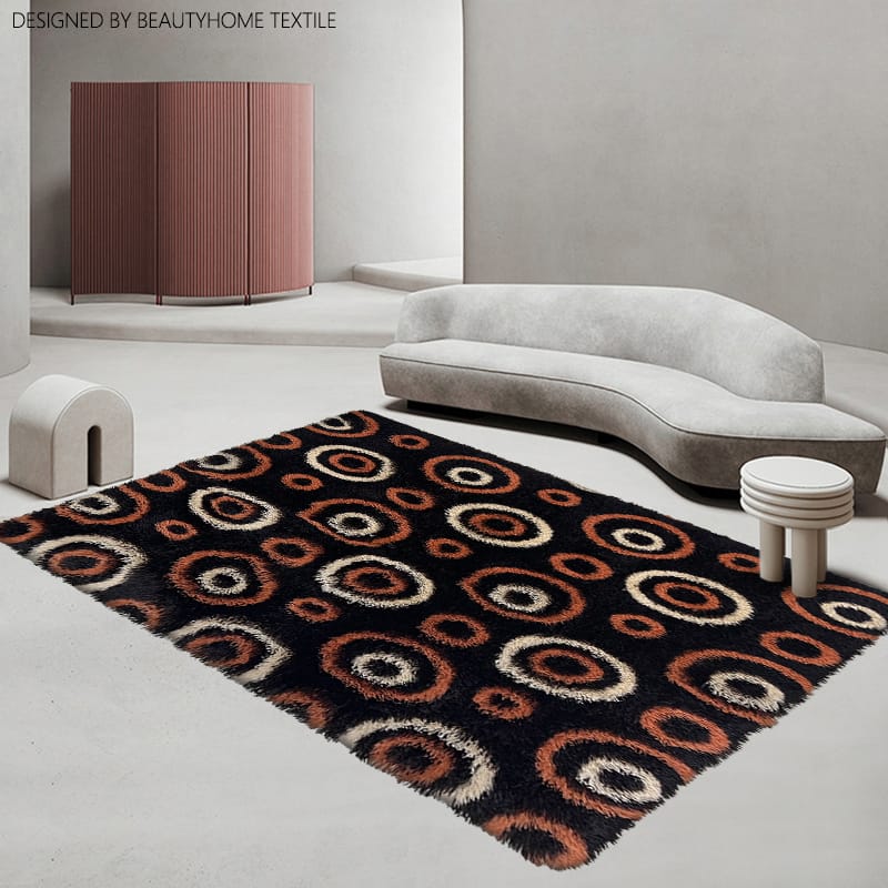 【Promotion sale】Soft Pattern Multicolor Floor Mat Fluffy Bedroom Carpet Coffee Table Sofa Mat Hallway Floor Rugs Doormats