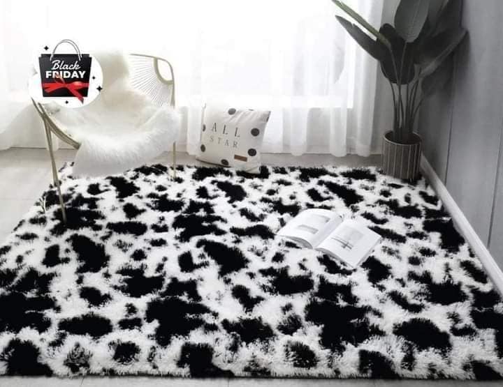 {TODAY'S DEAL } New Classic Patched fluffy Carpet 5*8 For Living Room Plush Rugs Children Bed Room Fluffy Floor Carpets Home Decor Rugs Velvet Mat