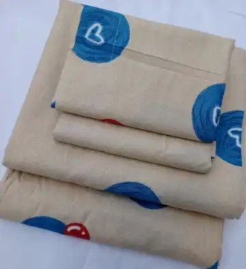 【 Promotion】5x6 Bedsheet Set 4 Pcs (2 Bedsheets & 2 Pillowcases)