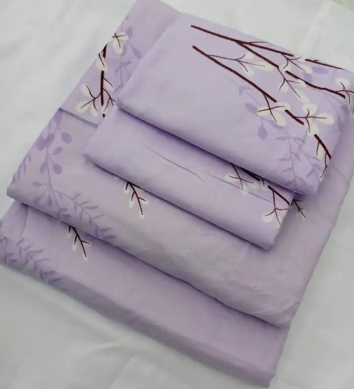 【 Promotion】5x6 Bedsheet Set 4 Pcs (2 Bedsheets & 2 Pillowcases)