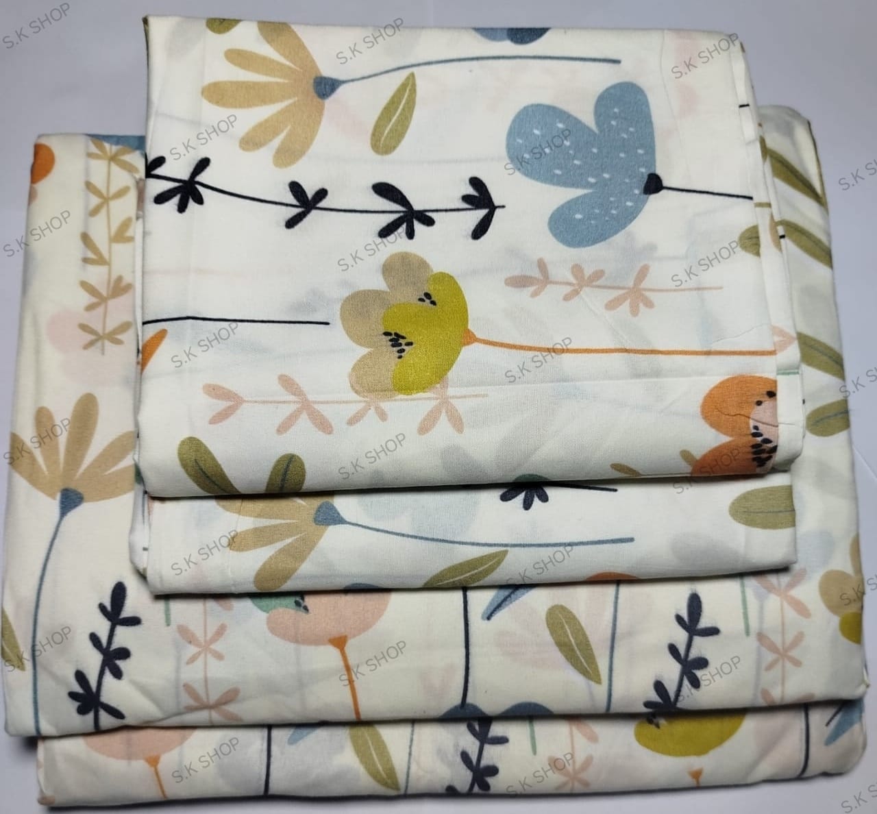 【 Promotion】5x6 Bedsheet Set 4 Pcs (2 Bedsheets & 2 Pillowcases)