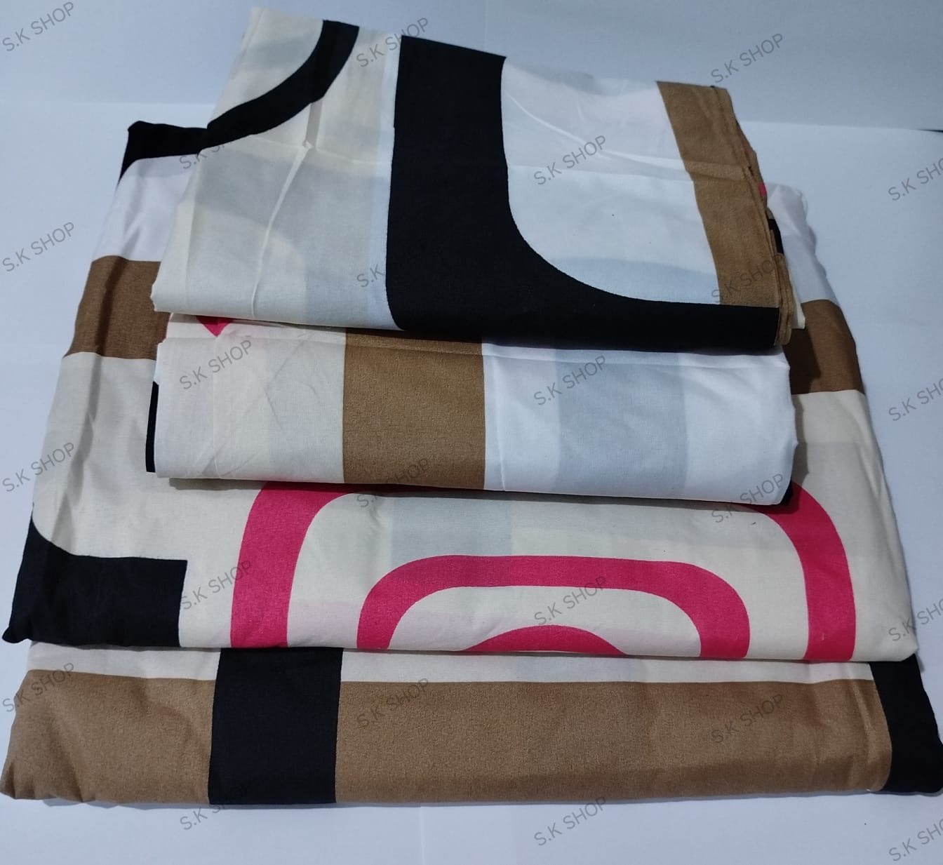 【 Promotion】5x6 Bedsheet Set 4 Pcs (2 Bedsheets & 2 Pillowcases)