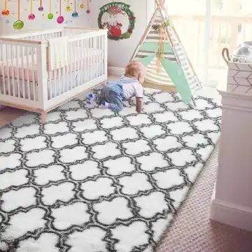 {TODAY'S DEAL } New Classic Patched fluffy Carpet 5*8 For Living Room Plush Rugs Children Bed Room Fluffy Floor Carpets Home Decor Rugs Velvet Mat