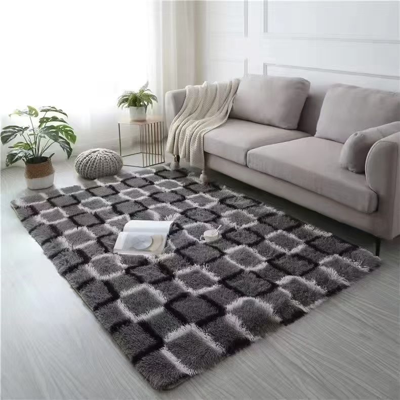 Pattern fluffy carpet 5 by 8  (160*200cm) For Living Room Plush Rugs Children Bed Room Fluffy Floor Carpets Home Decor Rugs Velvet Mat