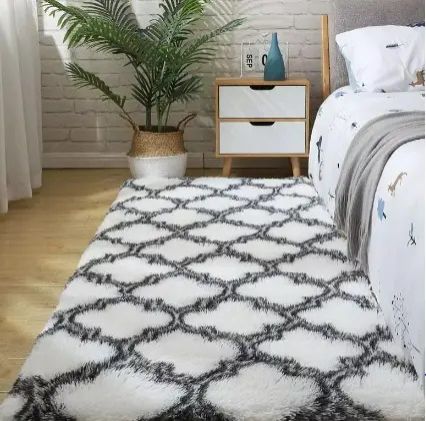 Bedside 4 By 6 Fluffy carpets Ant-slip