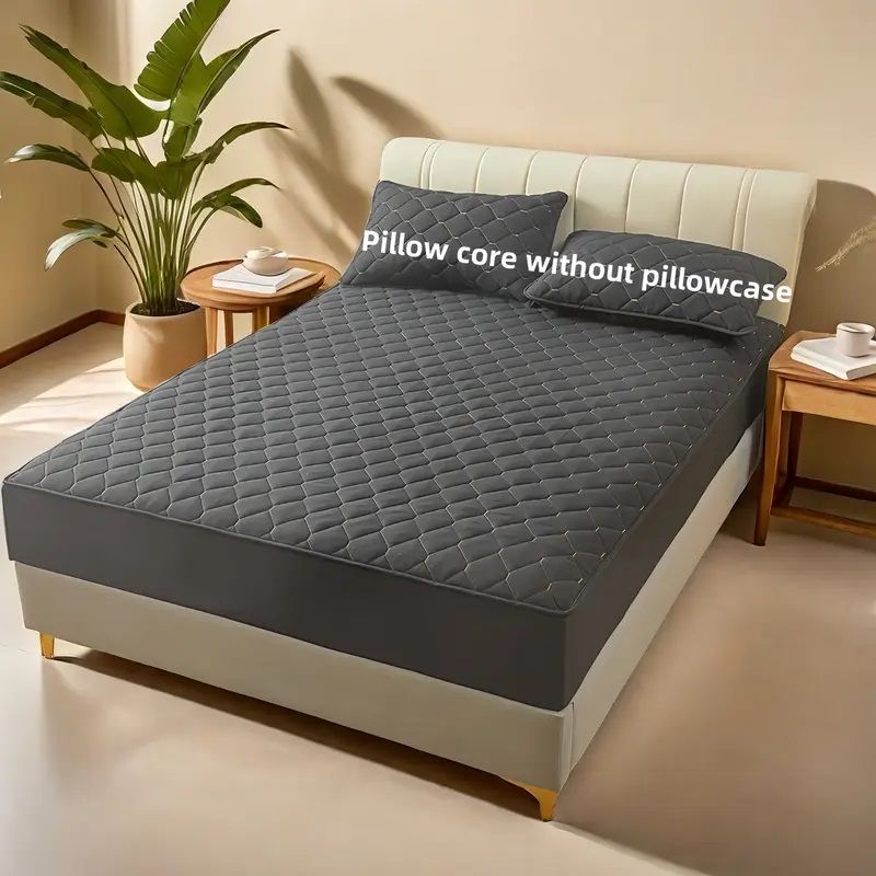 Mattress Protector Waterproof Fitted Sheet Soft Quilted Fitted Breathable Waterproof Mattress Pad Cover Bed Sheet