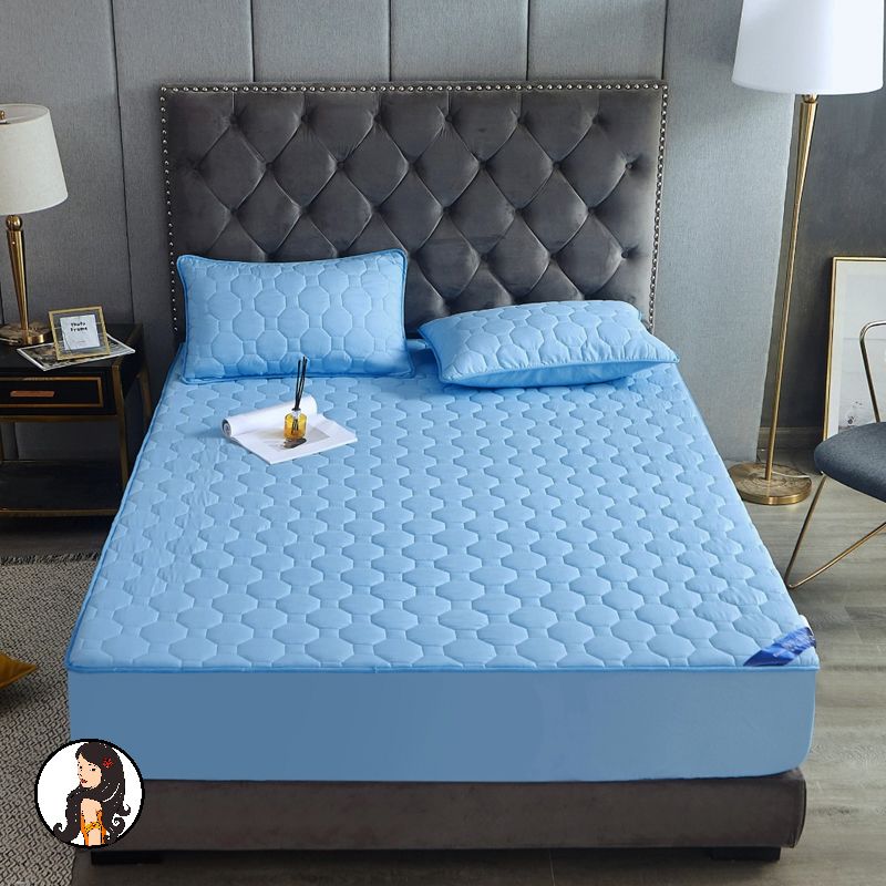 Mattress Protector Waterproof Fitted Sheet Soft Quilted Fitted Breathable Waterproof Mattress Pad Cover Bed Sheet