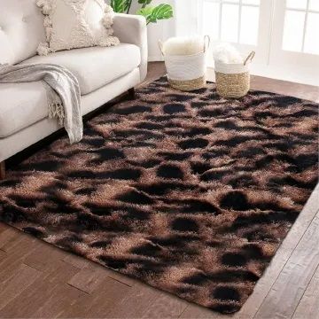 {TODAY'S DEAL } New Classic Patched fluffy Carpet 5*8 For Living Room Plush Rugs Children Bed Room Fluffy Floor Carpets Home Decor Rugs Velvet Mat