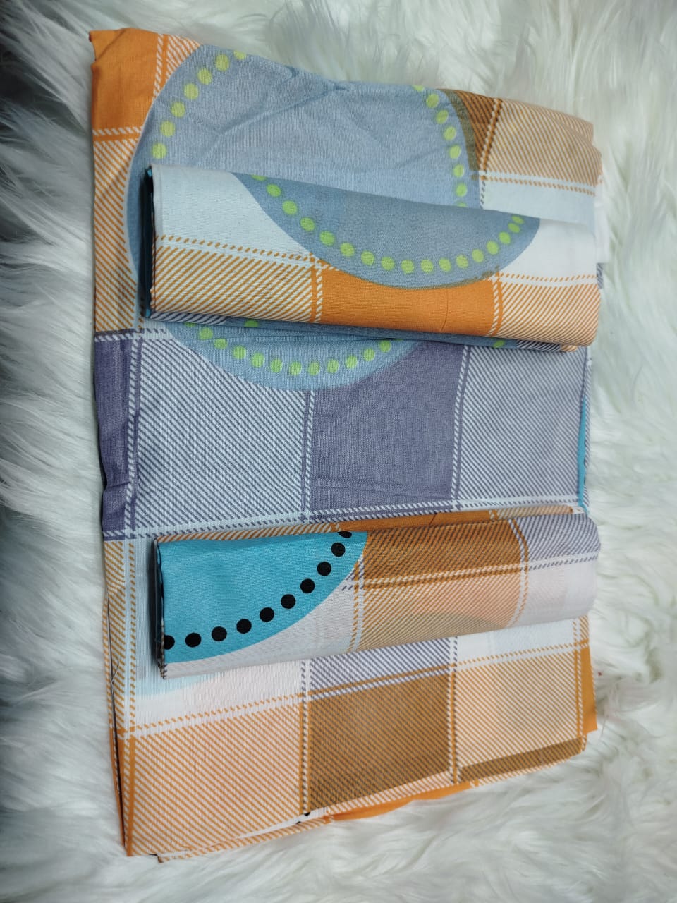 【 Promotion】5x6 Bedsheet Set 4 Pcs (2 Bedsheets & 2 Pillowcases)