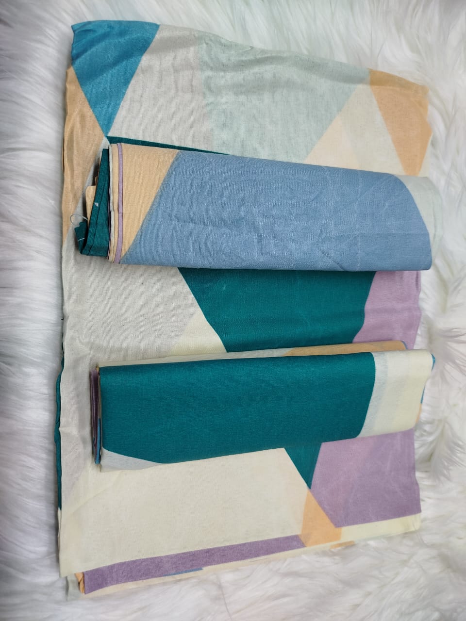 【 Promotion】5x6 Bedsheet Set 4 Pcs (2 Bedsheets & 2 Pillowcases)