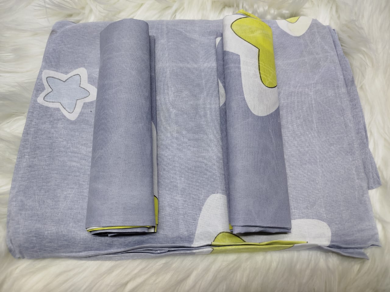 【 Promotion】5x6 Bedsheet Set 4 Pcs (2 Bedsheets & 2 Pillowcases)