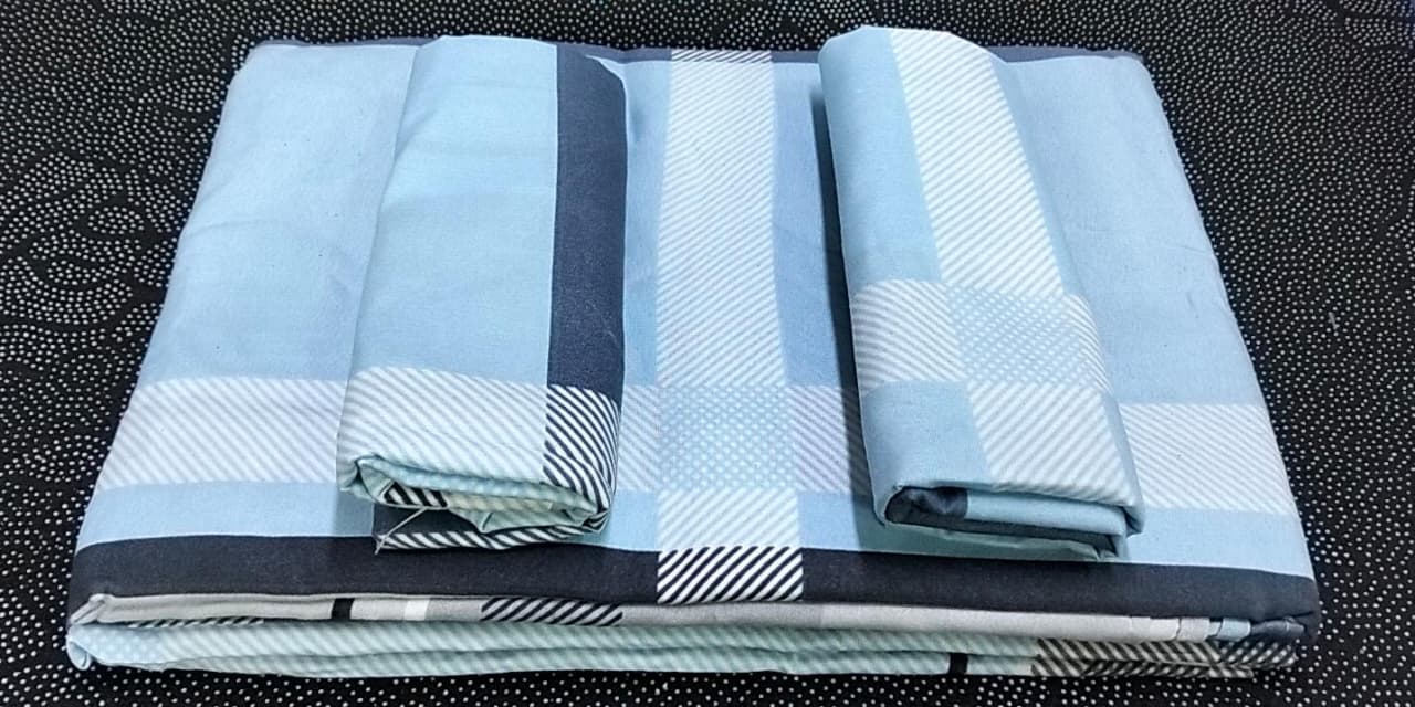 【 Promotion】5x6 Bedsheet Set 4 Pcs (2 Bedsheets & 2 Pillowcases)