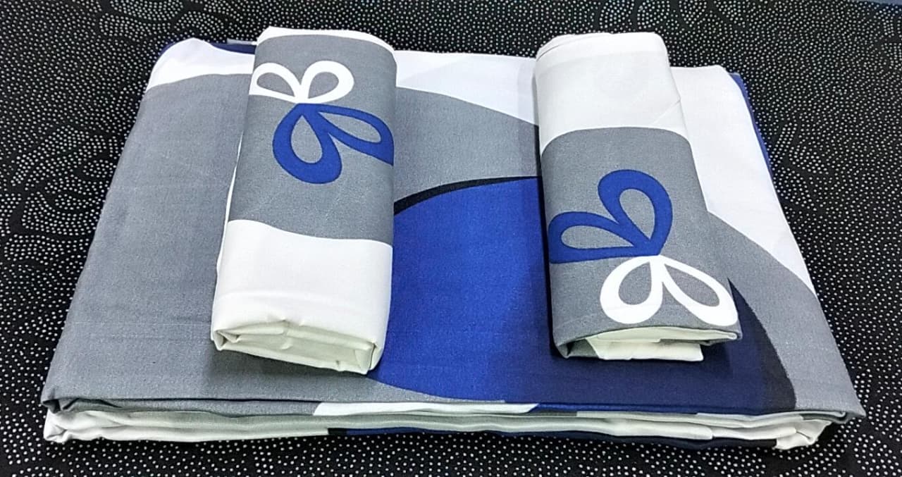 【 Promotion】5x6 Bedsheet Set 4 Pcs (2 Bedsheets & 2 Pillowcases)