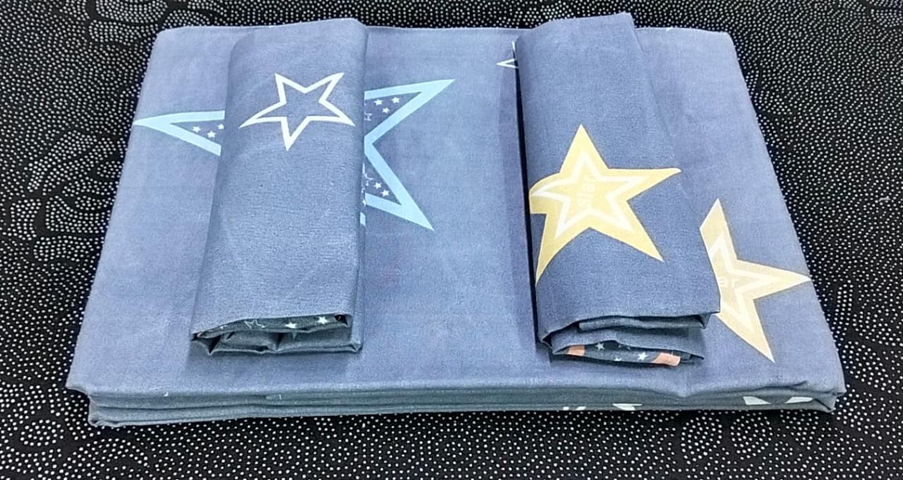 【 Promotion】5x6 Bedsheet Set 4 Pcs (2 Bedsheets & 2 Pillowcases)