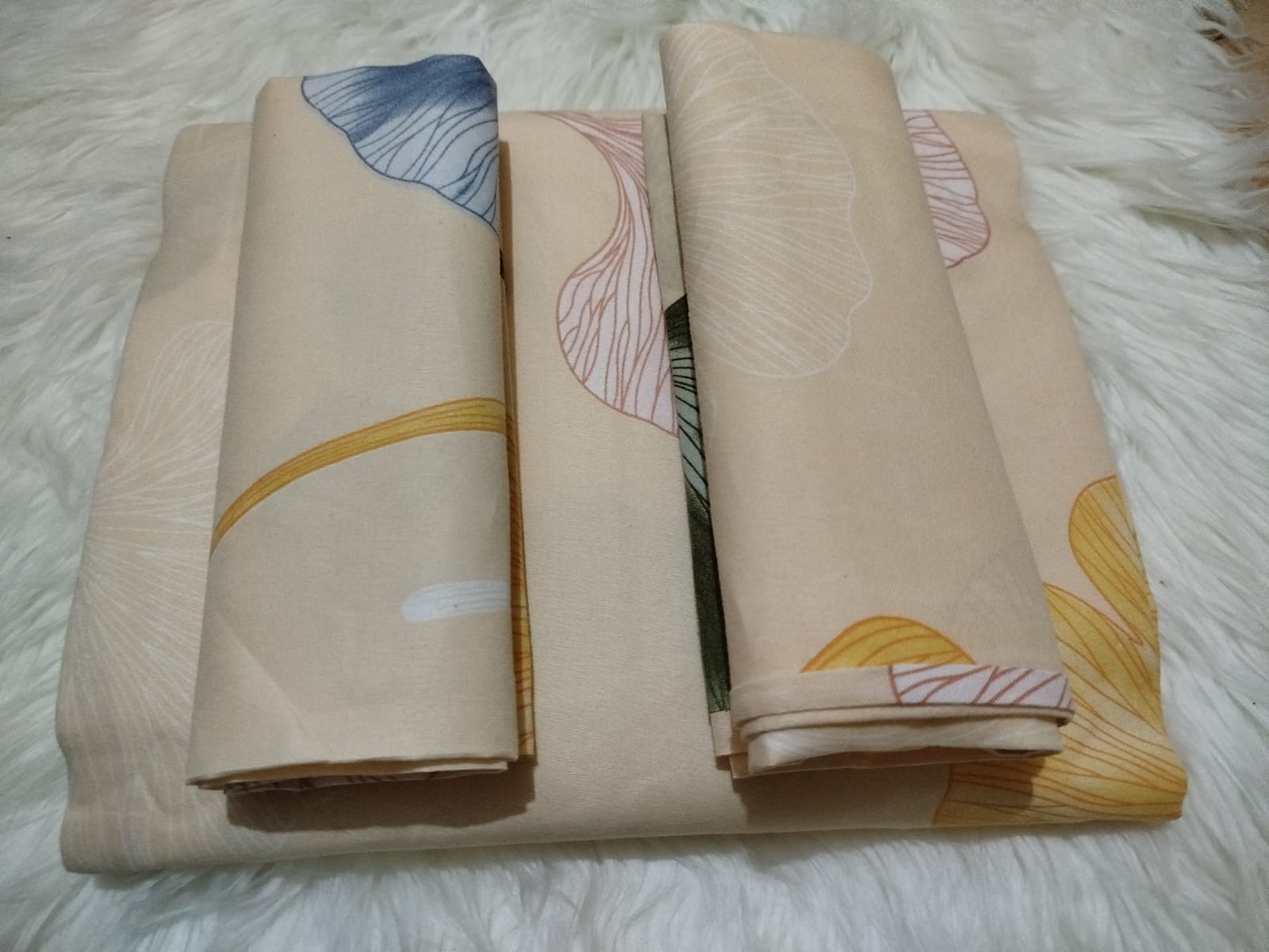 【 Promotion】5x6 Bedsheet Set 4 Pcs (2 Bedsheets & 2 Pillowcases)