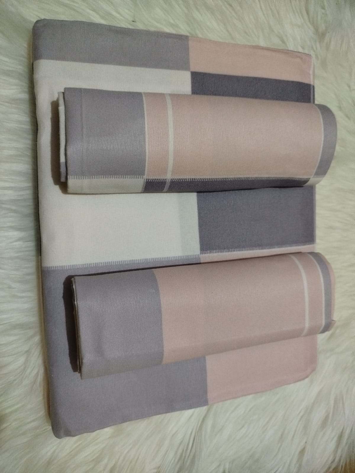 【 Promotion】5x6 Bedsheet Set 4 Pcs (2 Bedsheets & 2 Pillowcases)