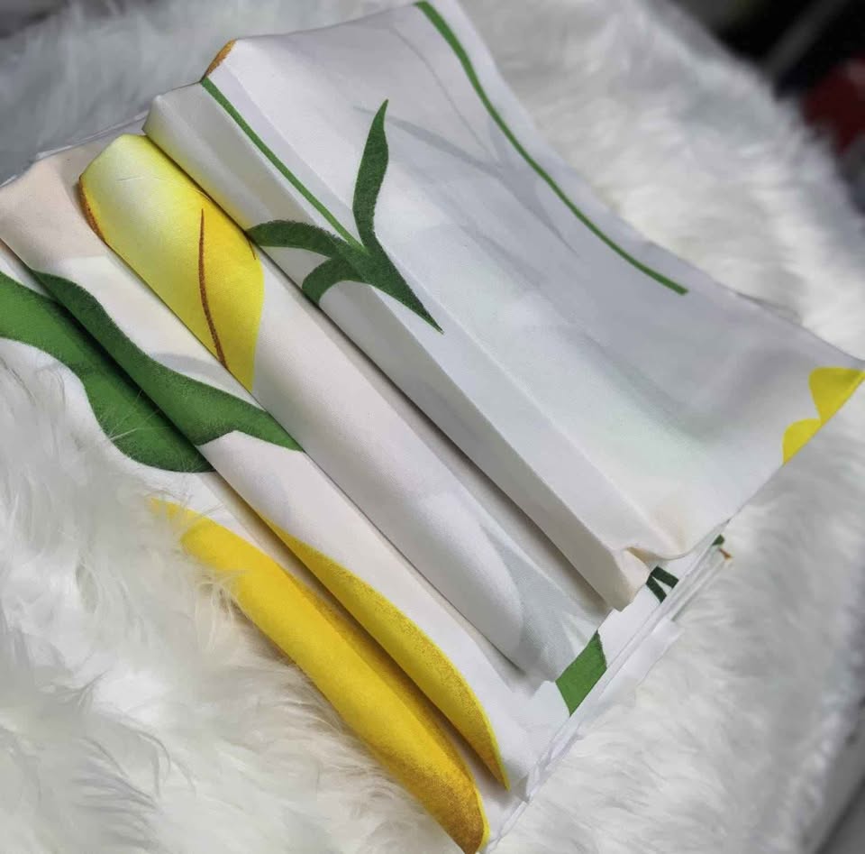 【 Promotion】5x6 Bedsheet Set 4 Pcs (2 Bedsheets & 2 Pillowcases)