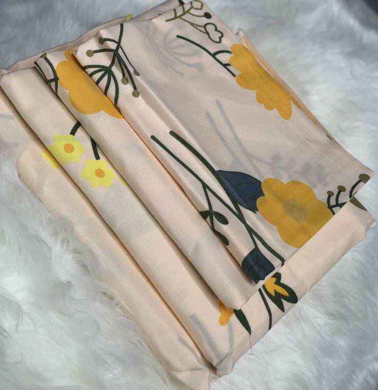 【 Promotion】5x6 Bedsheet Set 4 Pcs (2 Bedsheets & 2 Pillowcases)