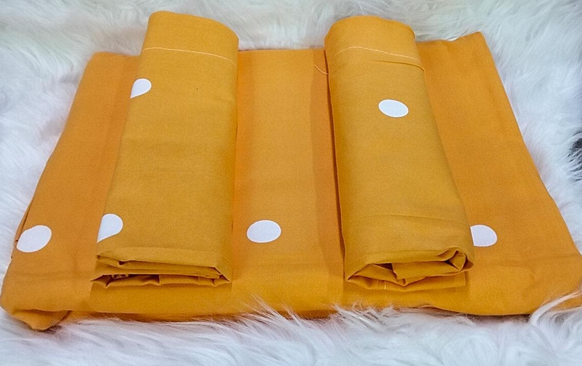 4pc set Cotton  bedsheets 7*8 (2 Bed sheets, 2 pillow cases)
