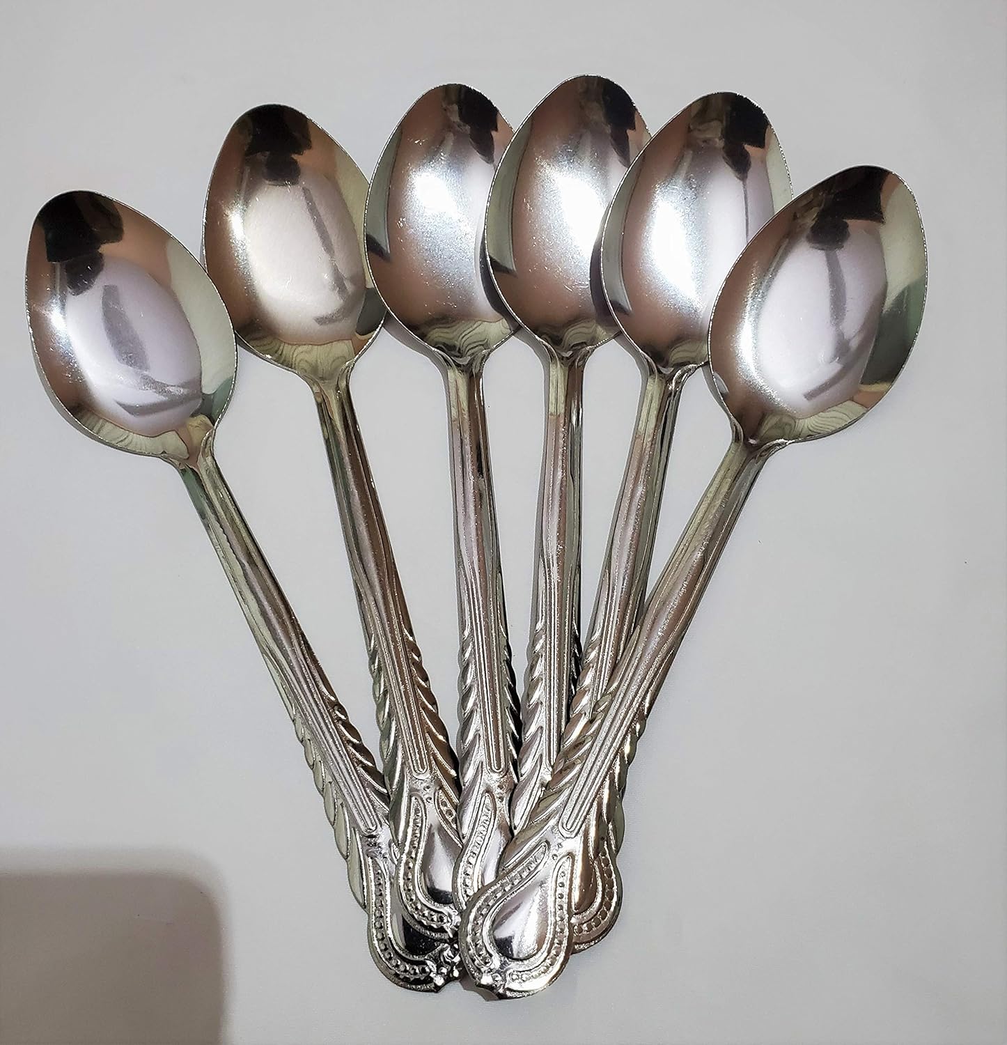 12-Piece Stainless Steel Dinner Spoon Set – Durable, Rust-Resistant Cutlery for Home, Restaurants, or Events