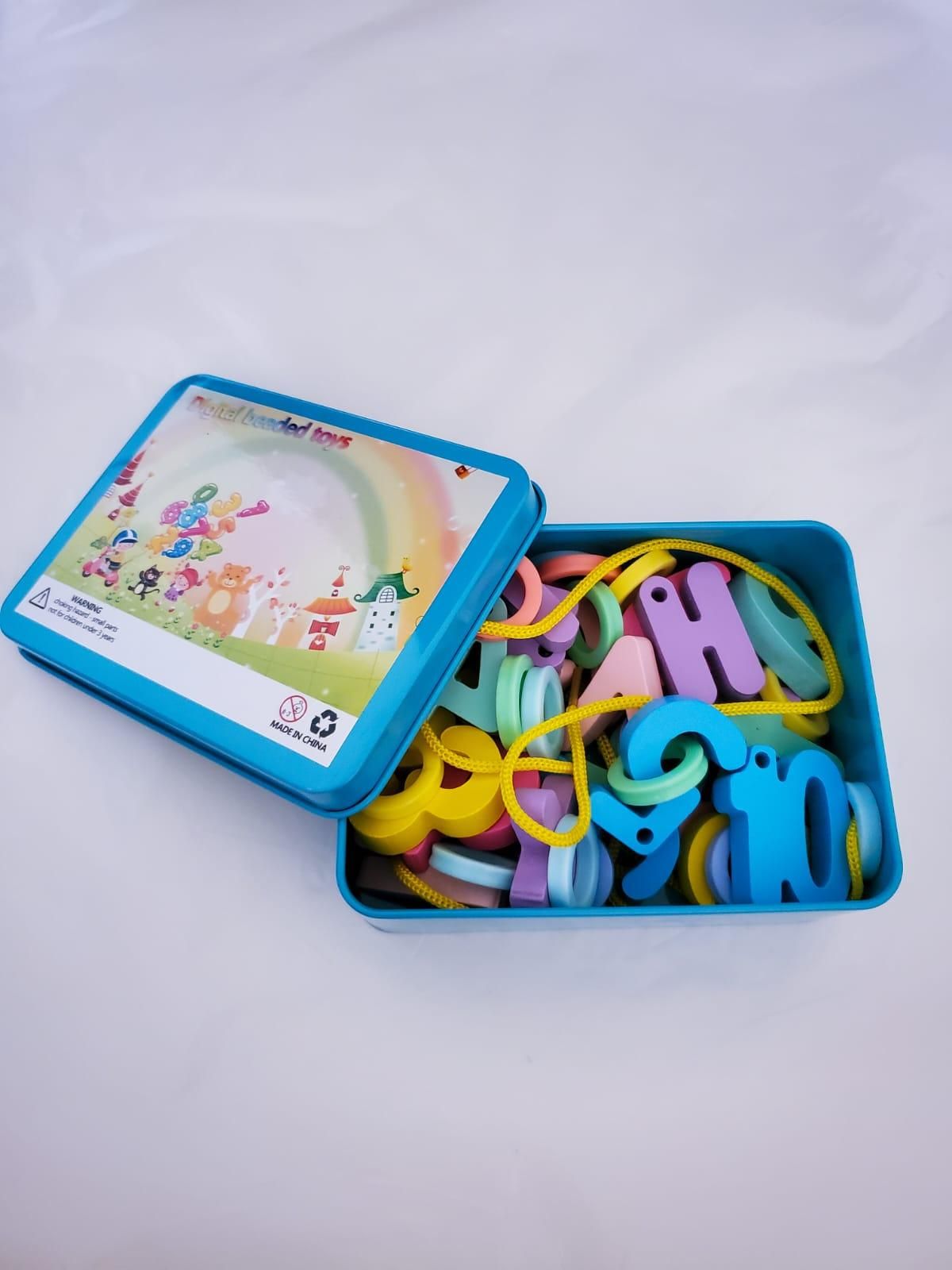 digital beaded toys,numbers and alphabets