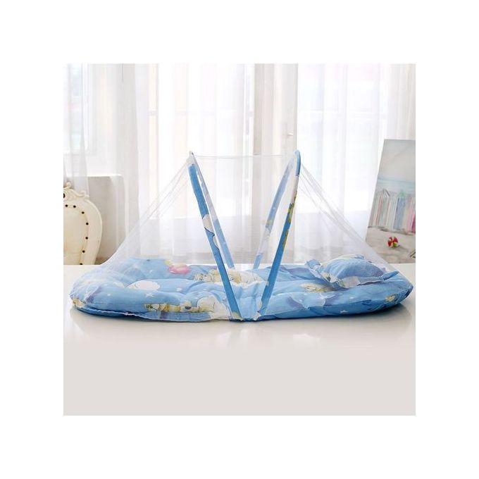 Washable Baby Folding Mosquito Net Baby Bed, Baby Mosquito Net Bed, Portable Travel Folding Baby Crib, Newborn Bed with Mosquito Net for Babies Foldable Baby Beach Tent for 0-3 Years Baby Mosquito Net