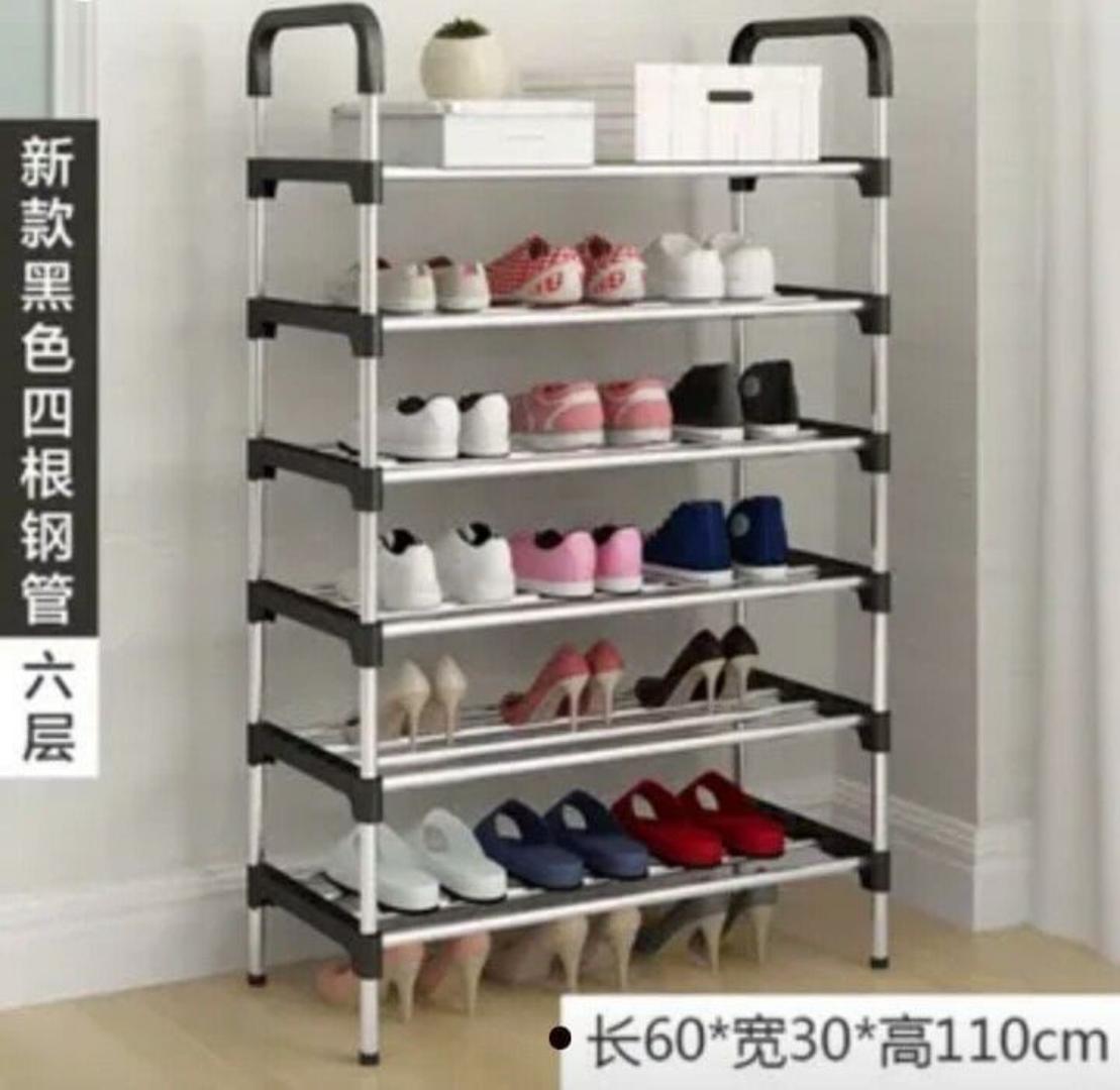Metallic shoe rack 6 layer