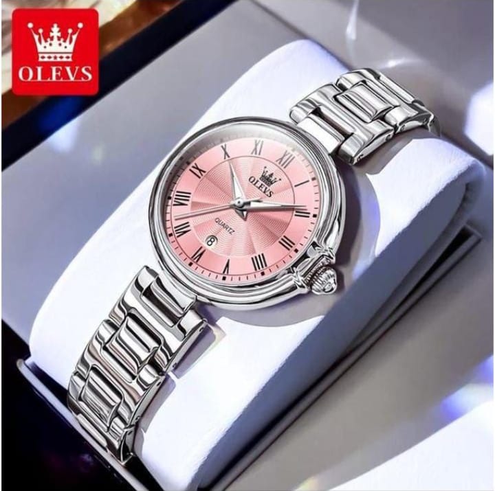 Olevs 5608 Quartz Watch For Women Roman Date Display