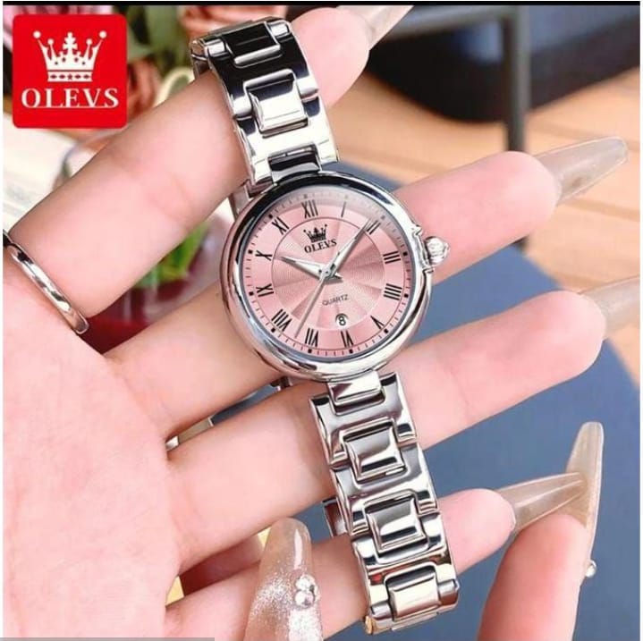Olevs 5608 Quartz Watch For Women Roman Date Display