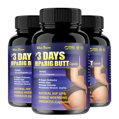3 Days HIP & BIG BUTT ENHANCEMENT CAPSULES Winstown Original Hip Firming Capsules Hip Up & Buttocks Enlargement Capsule