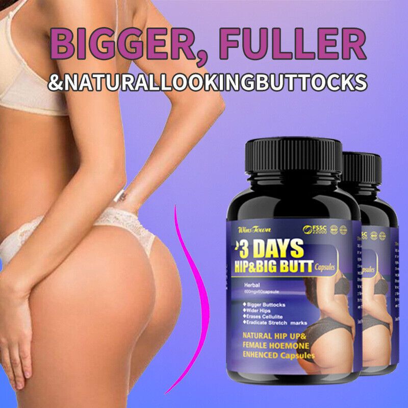 3 Days HIP & BIG BUTT ENHANCEMENT CAPSULES Winstown Original Hip Firming Capsules Hip Up & Buttocks Enlargement Capsule
