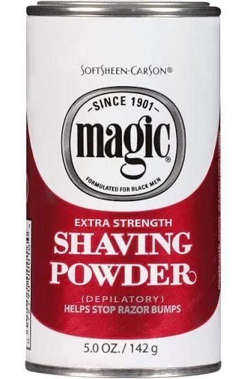 Magic Shaving Powder for Extra Strength Shaving Stops Razor Bumps,Exfoliate Shaved Area,Easy To Use