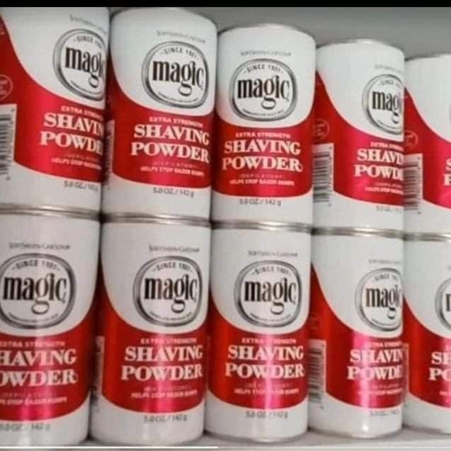 Magic Shaving Powder for Extra Strength Shaving Stops Razor Bumps,Exfoliate Shaved Area,Easy To Use