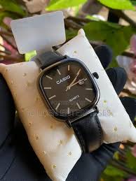Men's Casio Watch Gold Black Silver