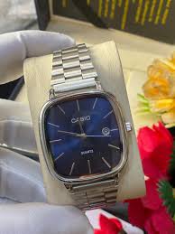 Men's Casio Watch Gold Black Silver