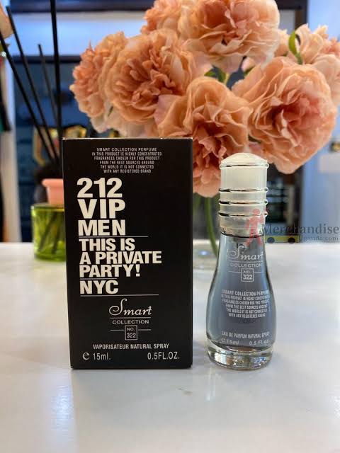 Smart Collection No.322 212 VIP Men Perfume Edp Perfume 15 ml