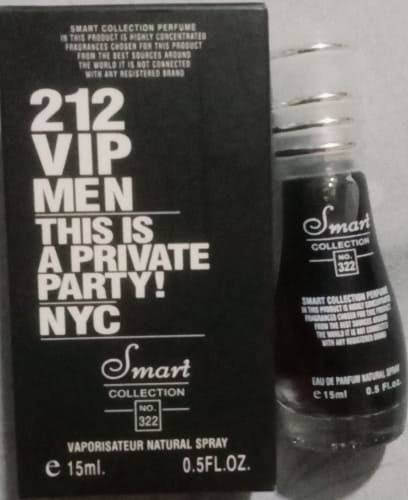 Smart Collection No.322 212 VIP Men Perfume Edp Perfume 15 ml